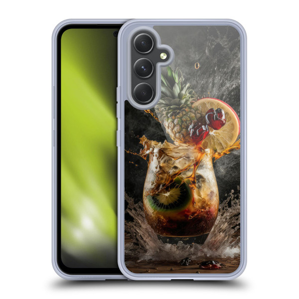 Spacescapes Cocktails Exploding Mai Tai Soft Gel Case for Samsung Galaxy A54 5G