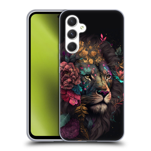 Spacescapes Floral Lions Ethereal Petals Soft Gel Case for Samsung Galaxy A54 5G