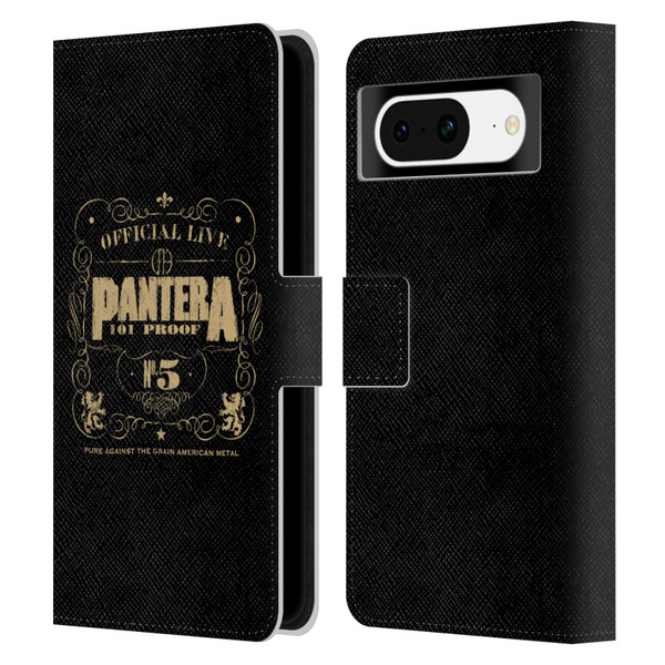 Pantera Art 101 Proof Leather Book Wallet Case Cover For Google Pixel 8