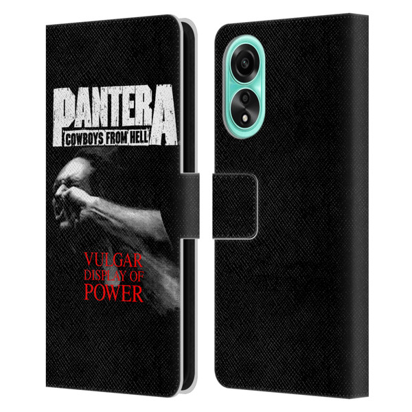 Pantera Art Vulgar Leather Book Wallet Case Cover For OPPO A78 4G