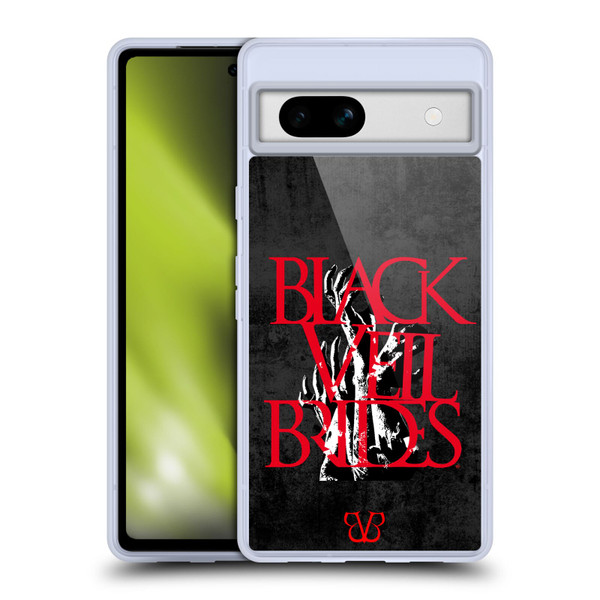 Black Veil Brides Band Art Zombie Hands Soft Gel Case for Google Pixel 7a