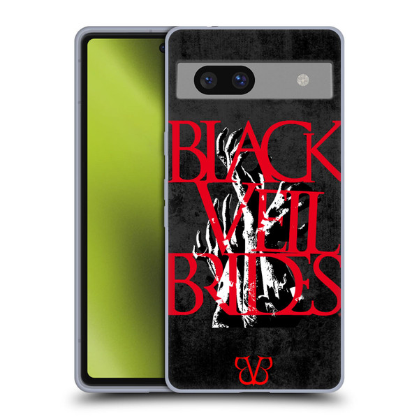 Black Veil Brides Band Art Zombie Hands Soft Gel Case for Google Pixel 7a