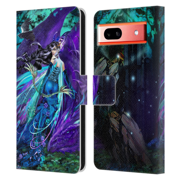 Ruth Thompson Dragons Sagittarius Leather Book Wallet Case Cover For Google Pixel 7a