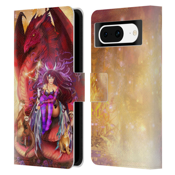 Ruth Thompson Dragons Capricorn Leather Book Wallet Case Cover For Google Pixel 8