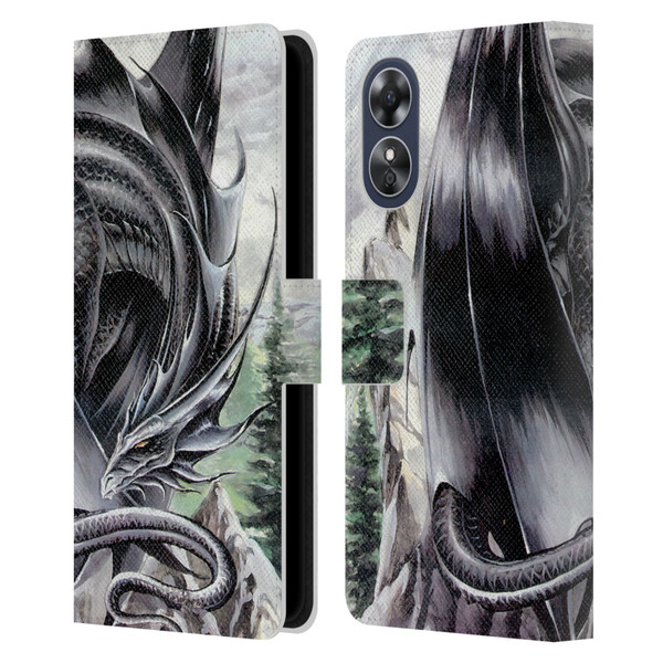 Ruth Thompson Dragons 2 Morning Stretch Leather Book Wallet Case Cover For OPPO A17