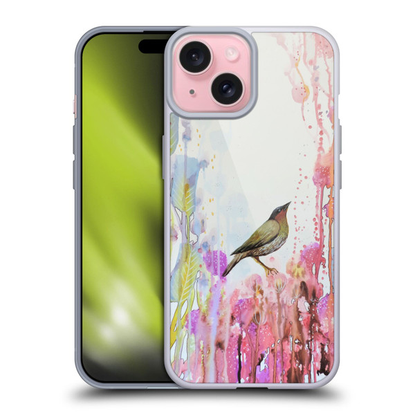 Sylvie Demers Birds 3 Dreamy Soft Gel Case for Apple iPhone 15