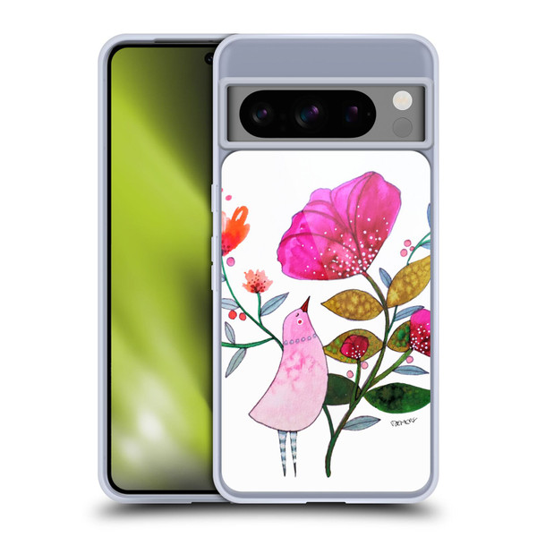 Sylvie Demers Birds 3 Crimson Soft Gel Case for Google Pixel 8 Pro