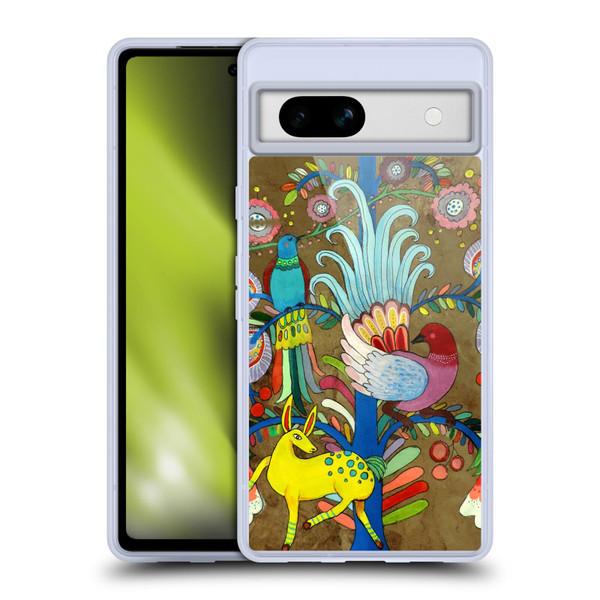 Sylvie Demers Floral Allure Soft Gel Case for Google Pixel 7a