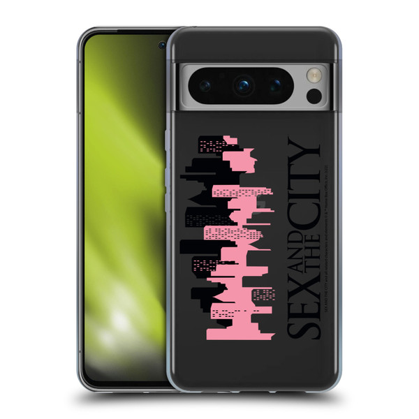 Sex and The City: Television Series Graphics City Soft Gel Case for Google Pixel 8 Pro
