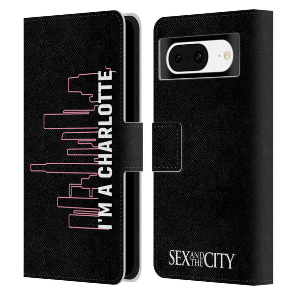 Sex and The City: Television Series Characters Charlotte Leather Book Wallet Case Cover For Google Pixel 8