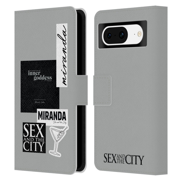 Sex and The City: Television Series Characters Inner Goddess Miranda Leather Book Wallet Case Cover For Google Pixel 8