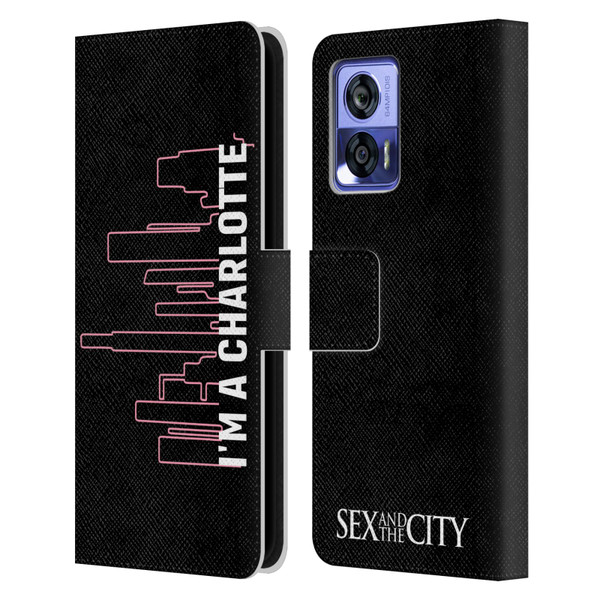 Sex and The City: Television Series Characters Charlotte Leather Book Wallet Case Cover For Motorola Edge 30 Neo 5G