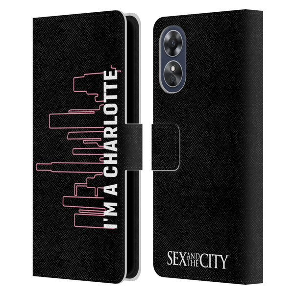 Sex and The City: Television Series Characters Charlotte Leather Book Wallet Case Cover For OPPO A17