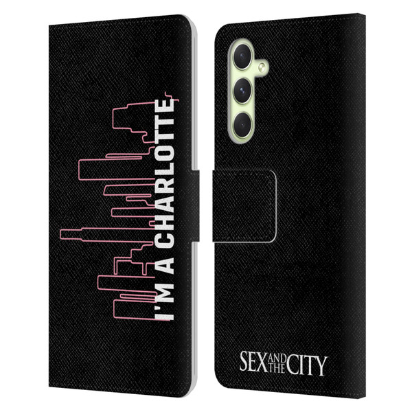 Sex and The City: Television Series Characters Charlotte Leather Book Wallet Case Cover For Samsung Galaxy A54 5G