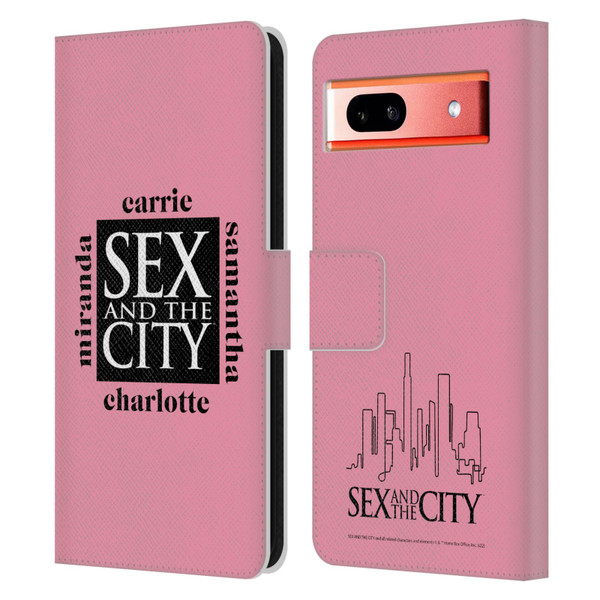Sex and The City: Television Series Graphics Character 1 Leather Book Wallet Case Cover For Google Pixel 7a