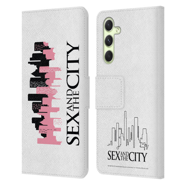 Sex and The City: Television Series Graphics City Leather Book Wallet Case Cover For Samsung Galaxy A54 5G