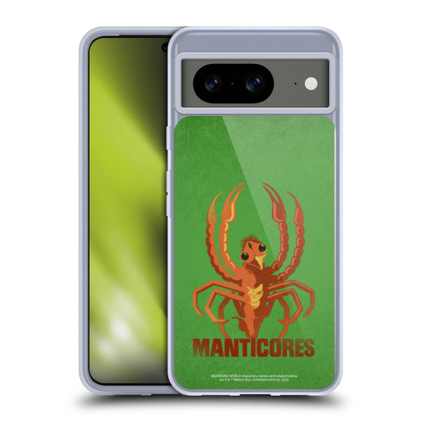 Fantastic Beasts: Secrets of Dumbledore Graphic Badges Manticores Soft Gel Case for Google Pixel 8