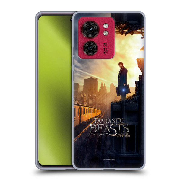 Fantastic Beasts And Where To Find Them Key Art Newt Scamander Poster 1 Soft Gel Case for Motorola Moto Edge 40
