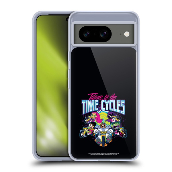 Teen Titans Go! To The Movies Graphic Designs To The Time Cycles Soft Gel Case for Google Pixel 8