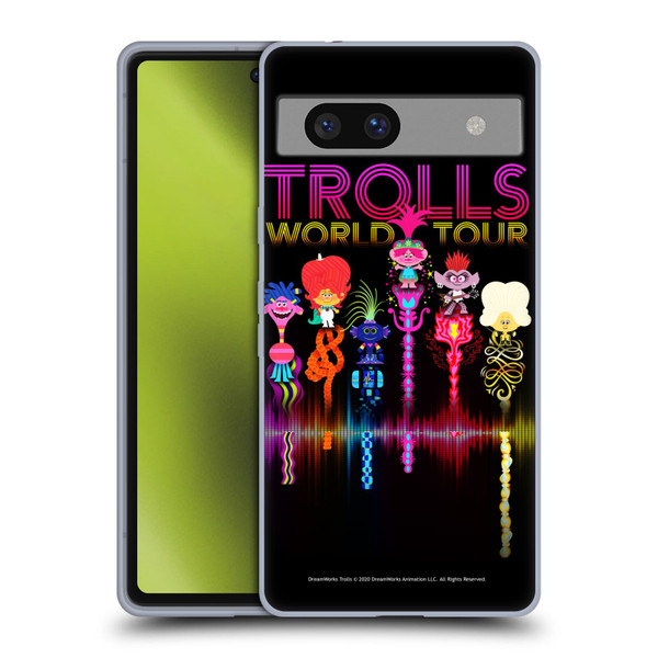 Trolls World Tour Key Art Artwork Soft Gel Case for Google Pixel 7a