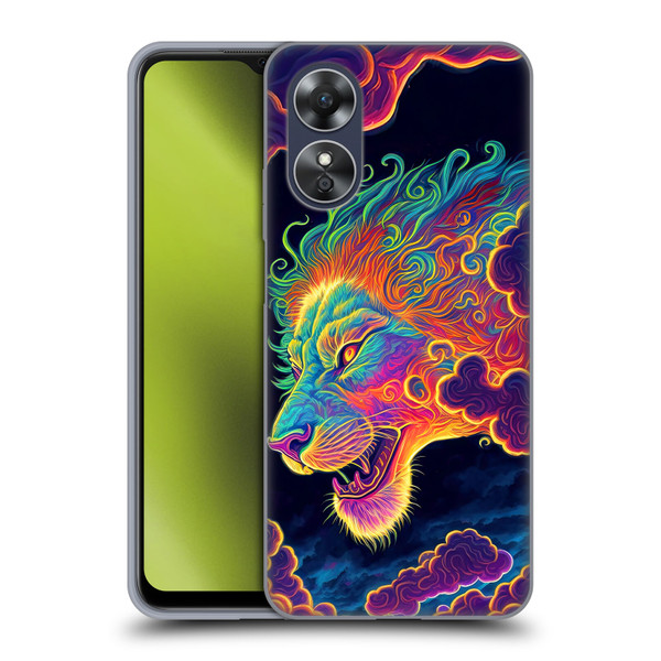 Wumples Cosmic Animals Clouded Lion Soft Gel Case for OPPO A17