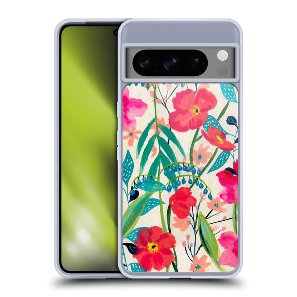 Suzanne Allard Floral Graphics Garden Party Soft Gel Case for Google Pixel 8 Pro