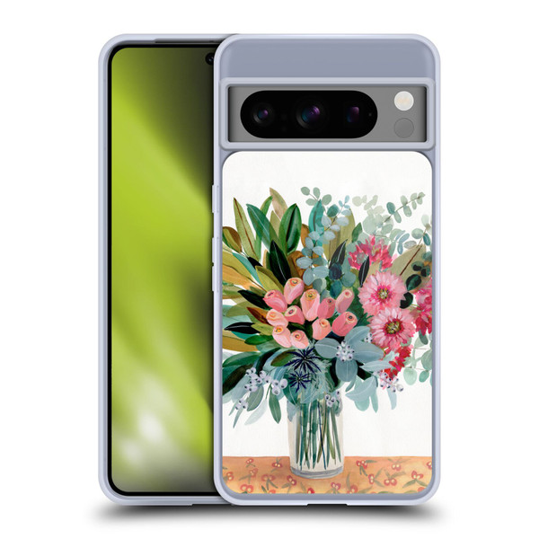 Suzanne Allard Floral Graphics Magnolia Surrender Soft Gel Case for Google Pixel 8 Pro
