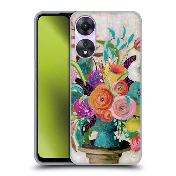 Suzanne Allard Floral Graphics Charleston Glory Soft Gel Case for OPPO A78 5G