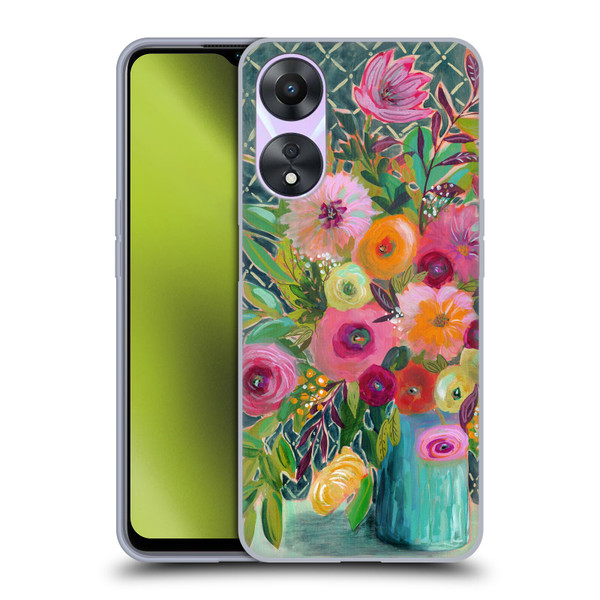 Suzanne Allard Floral Graphics Hope Springs Soft Gel Case for OPPO A78 5G