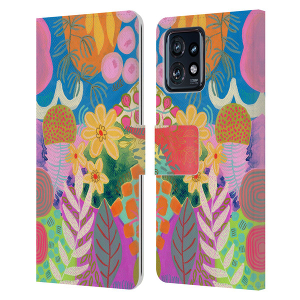 Suzanne Allard Floral Art Yellow Daisies Leather Book Wallet Case Cover For Motorola Moto Edge 40 Pro