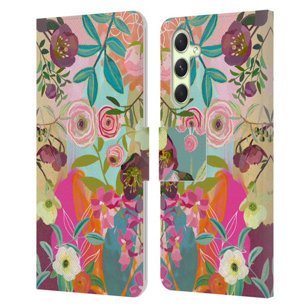 Suzanne Allard Floral Art Chase A Dream Leather Book Wallet Case Cover For Samsung Galaxy A54 5G