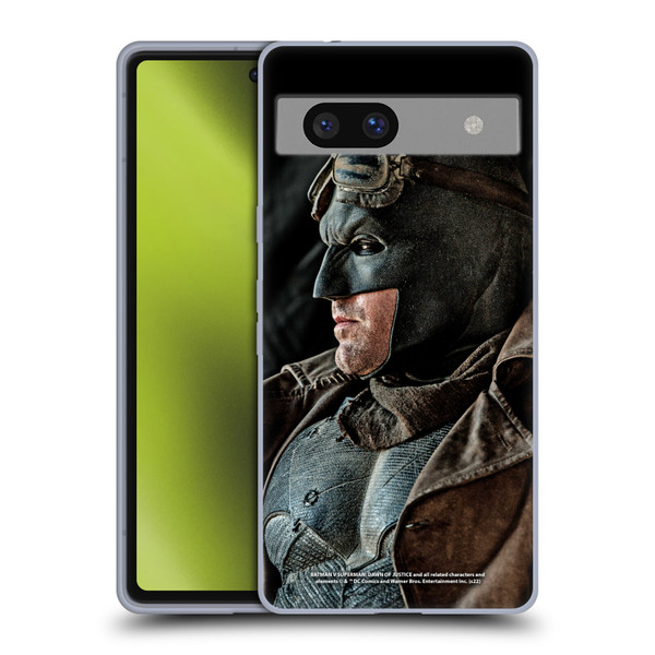 Batman V Superman: Dawn of Justice Graphics Batman Soft Gel Case for Google Pixel 7a