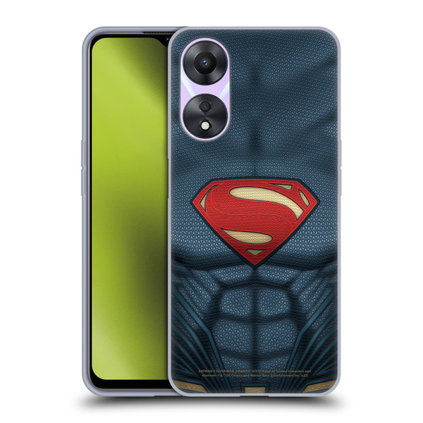 Batman V Superman: Dawn of Justice Graphics Superman Costume Soft Gel Case for OPPO A78 5G