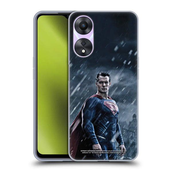 Batman V Superman: Dawn of Justice Graphics Superman Soft Gel Case for OPPO A78 5G
