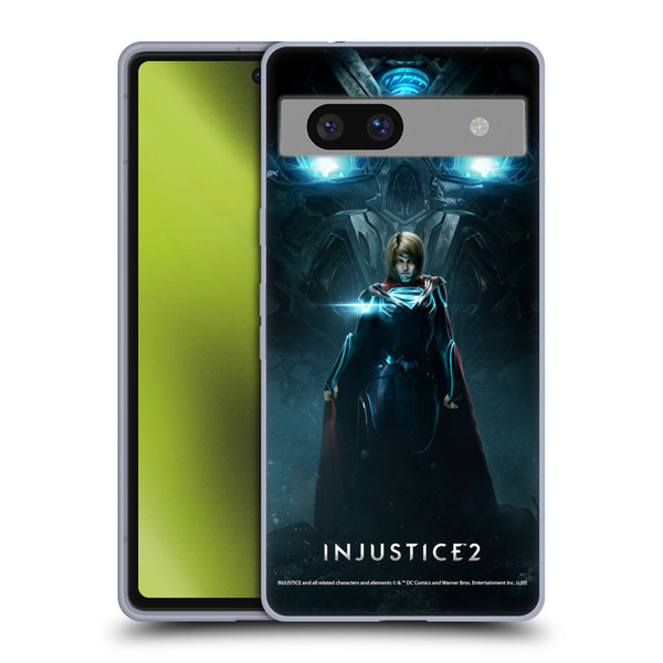 Injustice 2 Characters Supergirl Soft Gel Case for Google Pixel 7a