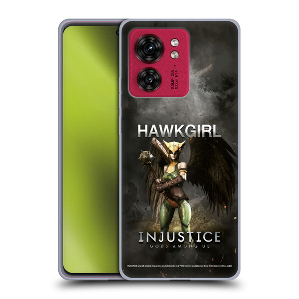 Injustice Gods Among Us Characters Hawkgirl Soft Gel Case for Motorola Moto Edge 40