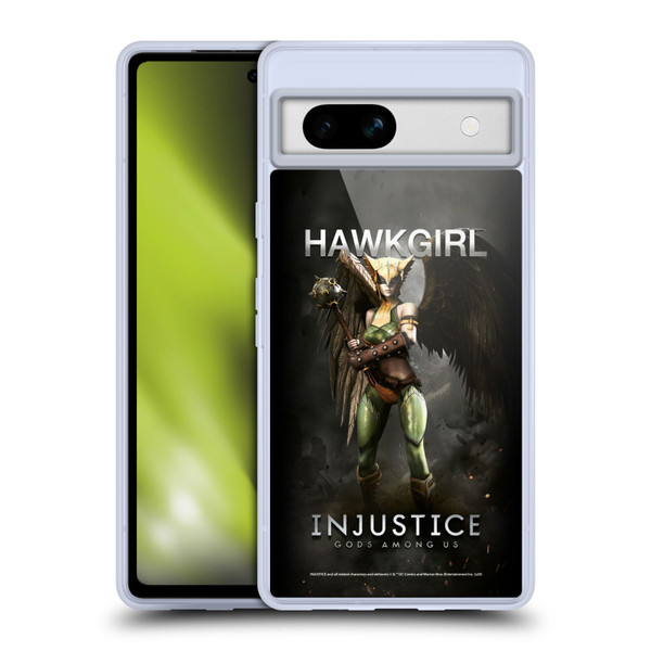 Injustice Gods Among Us Characters Hawkgirl Soft Gel Case for Google Pixel 7a