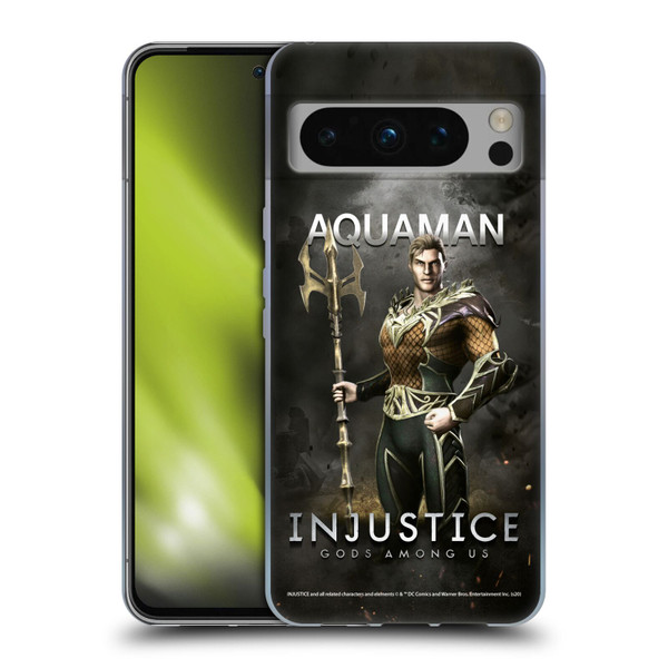 Injustice Gods Among Us Characters Aquaman Soft Gel Case for Google Pixel 8 Pro