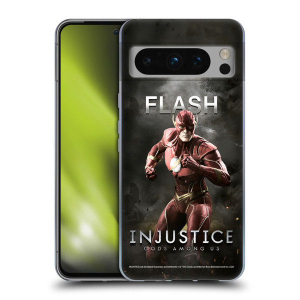 Injustice Gods Among Us Characters Flash Soft Gel Case for Google Pixel 8 Pro
