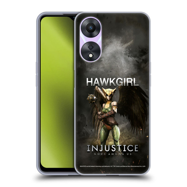 Injustice Gods Among Us Characters Hawkgirl Soft Gel Case for OPPO A78 5G