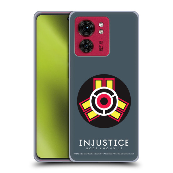 Injustice Gods Among Us Key Art Game Logo Soft Gel Case for Motorola Moto Edge 40