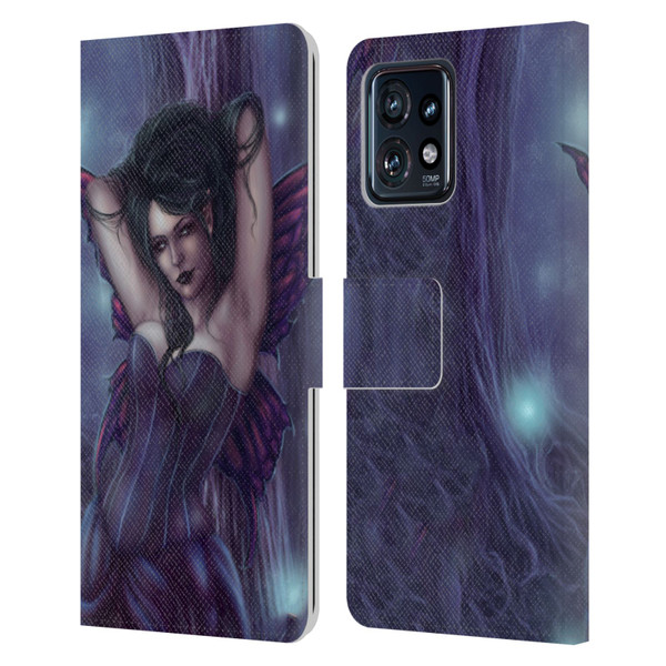 Tiffany "Tito" Toland-Scott Fairies Purple Gothic Leather Book Wallet Case Cover For Motorola Moto Edge 40 Pro