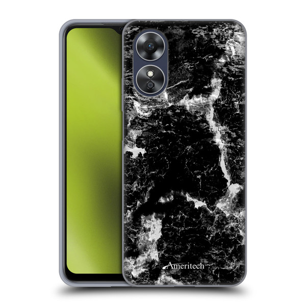 Ameritech Graphics Black Marble Soft Gel Case for OPPO A17