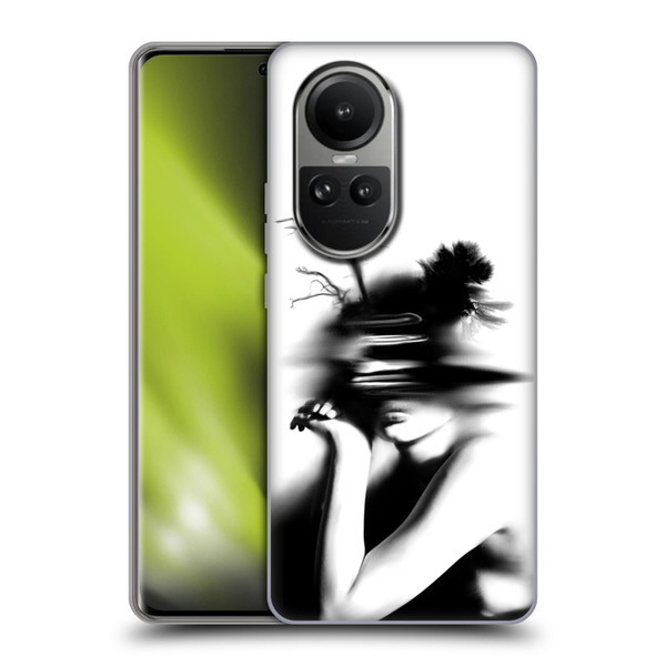 LouiJoverArt Black And White The Mystery Of Never Soft Gel Case for OPPO Reno10 5G / Reno10 Pro 5G