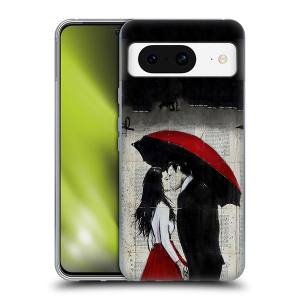 LouiJoverArt Red Ink A New Kiss Soft Gel Case for Google Pixel 8