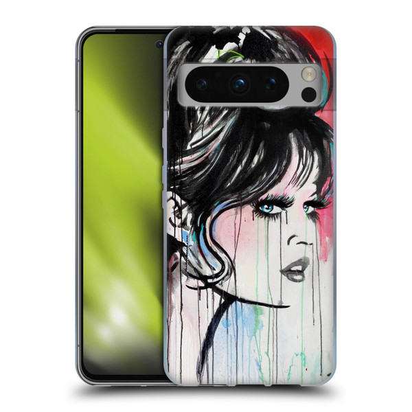 LouiJoverArt Red Ink God Created Woman Soft Gel Case for Google Pixel 8 Pro