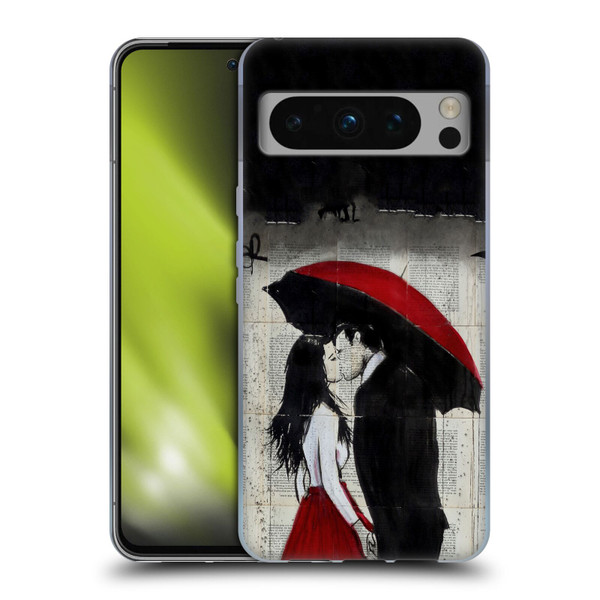 LouiJoverArt Red Ink A New Kiss Soft Gel Case for Google Pixel 8 Pro
