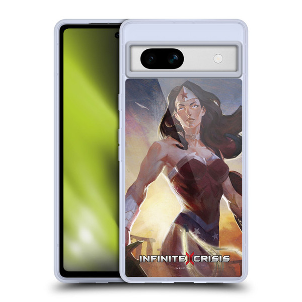 Infinite Crisis Characters Wonder Woman Soft Gel Case for Google Pixel 7a