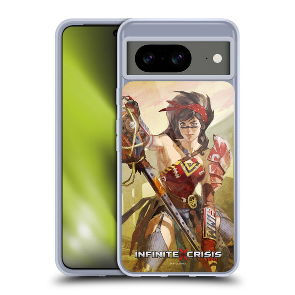 Infinite Crisis Characters Atomic Wonder Woman Soft Gel Case for Google Pixel 8