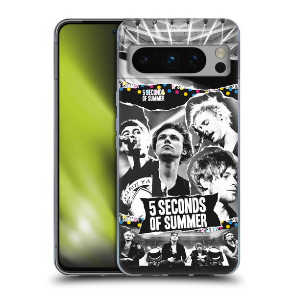 5 Seconds of Summer Posters Torn Papers 1 Soft Gel Case for Google Pixel 8 Pro
